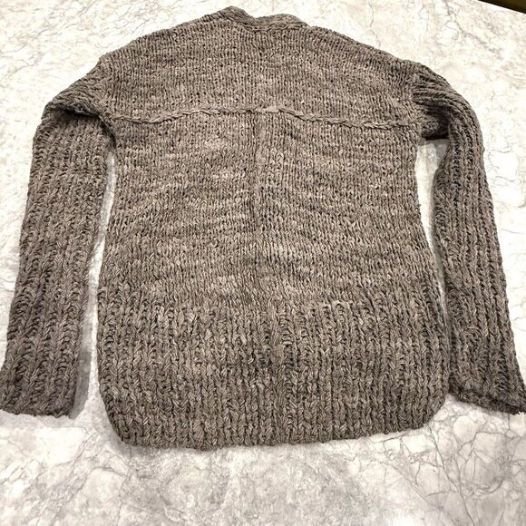 Duffy Alpaca Blend cardigan Snap Front Size XS Mask Taupe / Gray - Picture 2 of 4